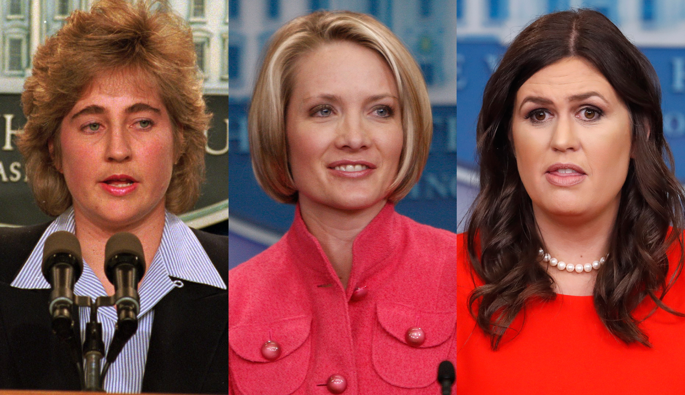 Two of three female White House press secretaries worked for Republican presidents