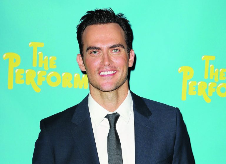 FILE - This Sept. 25, 2012 file image originally released by Starpix shows Cheyenne Jackson, a cast member in the Broadway play, 