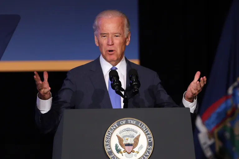 Joe Biden aides have reportedly contacted left-leaning donors who have yet to buy into Hillary Clinton. (Photo by Spencer Platt/Getty Images)