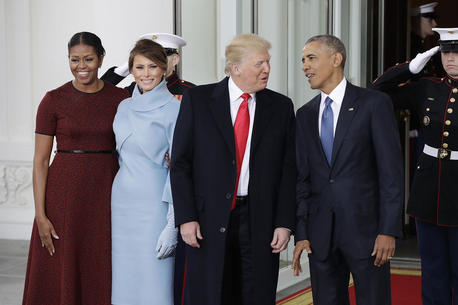 Watch: Trump heads to White House ahead of inauguration