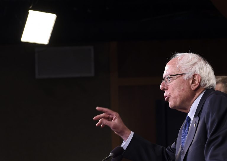 Bernie Sanders, an independent senator from Vermont who identifies as a socialist, is 