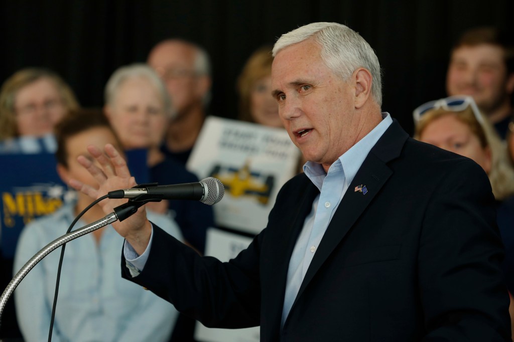 Pence emerges as possible Trump running mate