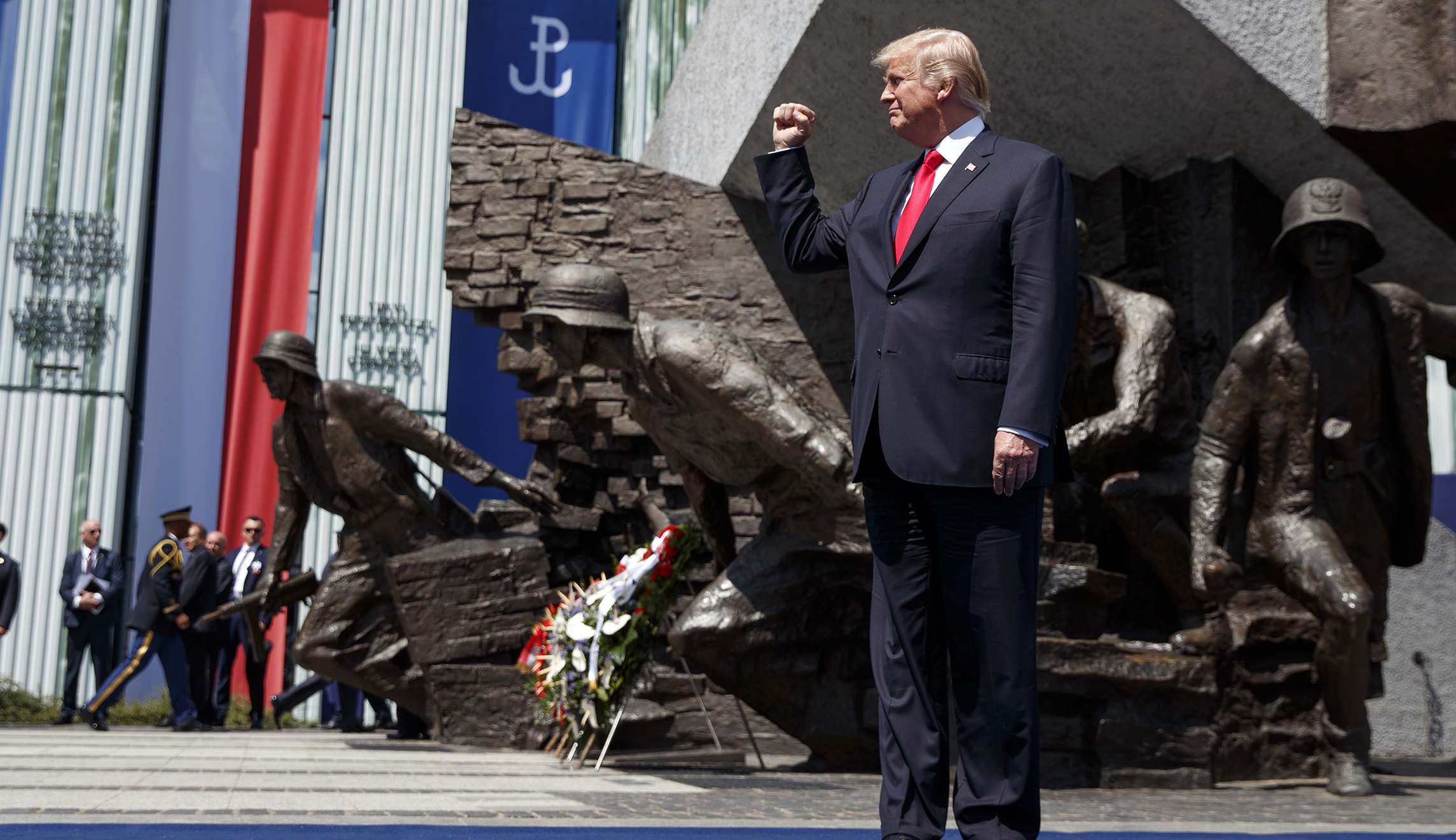In sweeping speech, Trump calls out Russia for supporting ‘hostile regimes’