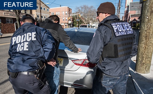 Immigration and Customs Enforcement is a key player in arresting criminal non-citizens. Photo: ICE website