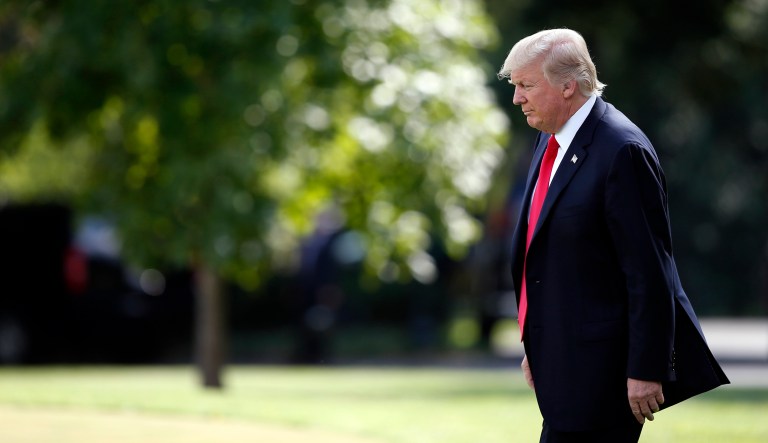 It remains unclear if Trump will sign the bill if it's passed by Congress this week. (AP Photo/Alex Brandon)