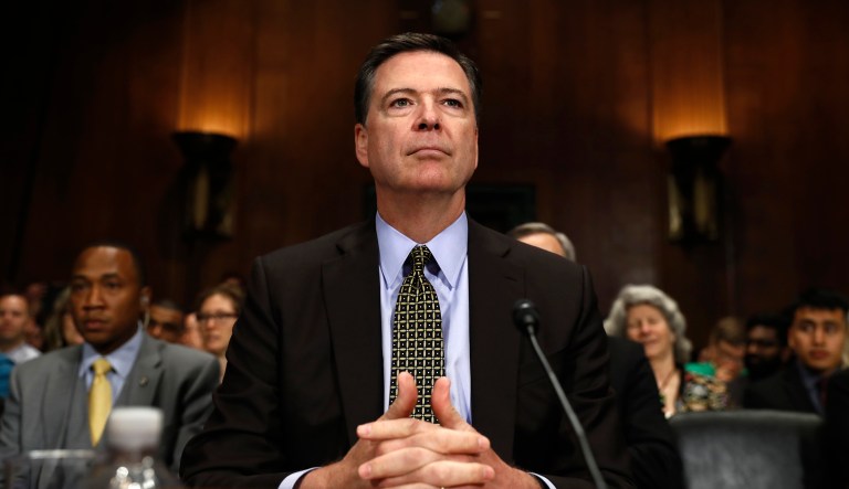 A friend of former FBI Director James Comey said President Trump should be scared of the former director's testimony that he plans to deliver to lawmakers next month. (AP Photo/Carolyn Kaster)