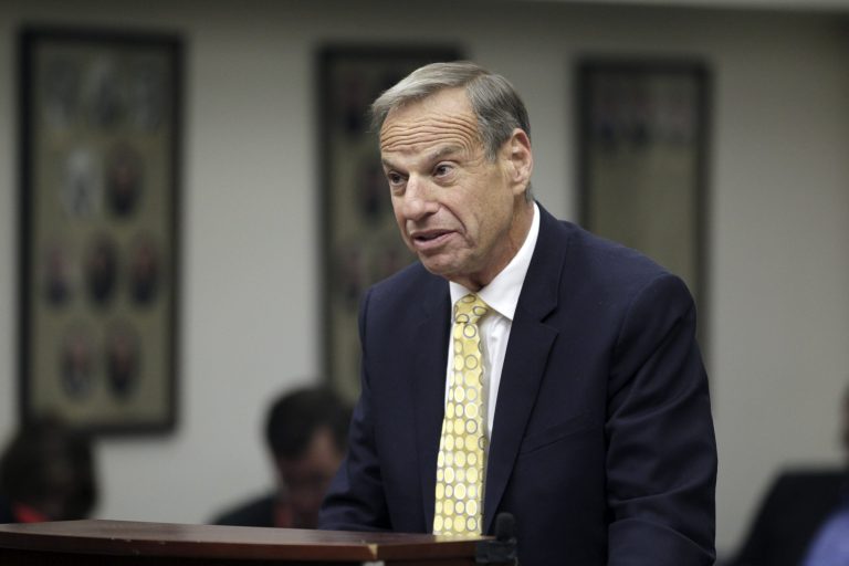 FILE - This Dec. 9, 2013 file photo shows former San Diego Mayor Bob Filner in court in San Diego. The city of San Diego is facing a new lawsuit over Filner,  the former mayor whose term was cut short by sexual harassment allegations.  (AP Photo/U-T San Diego,  John Gastaldo, Pool)