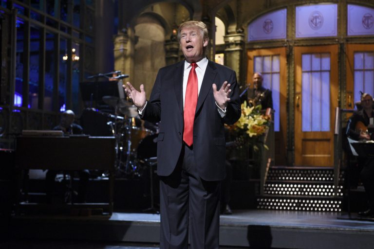 Federal rules entitle candidates competing for public office an equal amount of time to broadcast television.Â (Dana Edelson/NBC via AP)