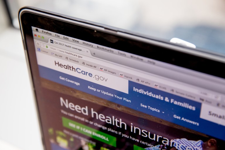Enrollment in the federal program is lagging and insurers say they may pull out next year. (AP Photo/Andrew Harnik)