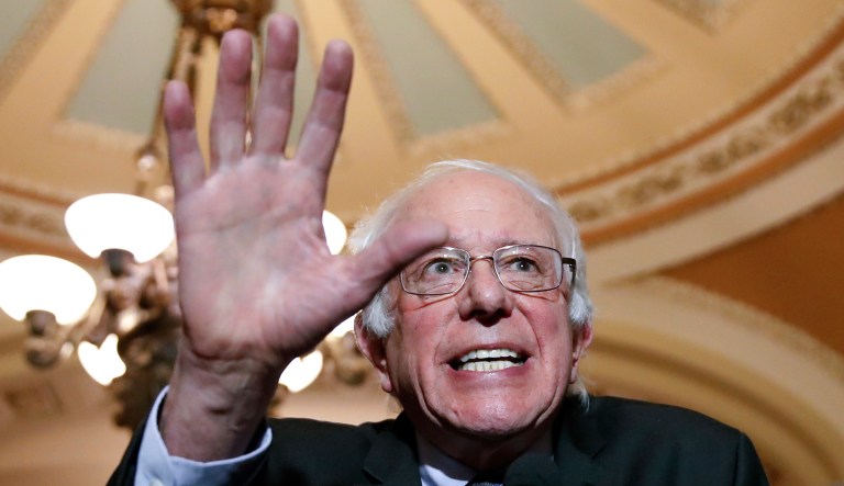 In late January, Sen. Bernie Sanders, I-Vt., hosted a town hall to discuss socializing Medicare even further. No mainstream media carried the event. (AP Photo/Alex Brandon)
