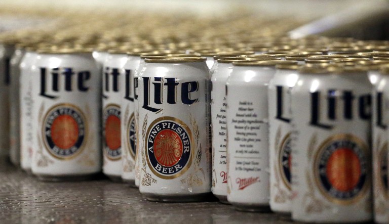 Headquartered in Chicago, MillerCoors produces popular domestic beers such as Miller, Coors, Blue Moon, and many others. (AP Photo/Brennan Linsley)
