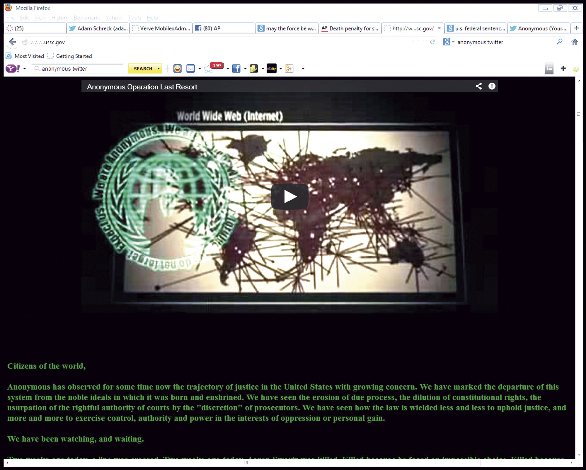 Aaron’s Law back on the docket