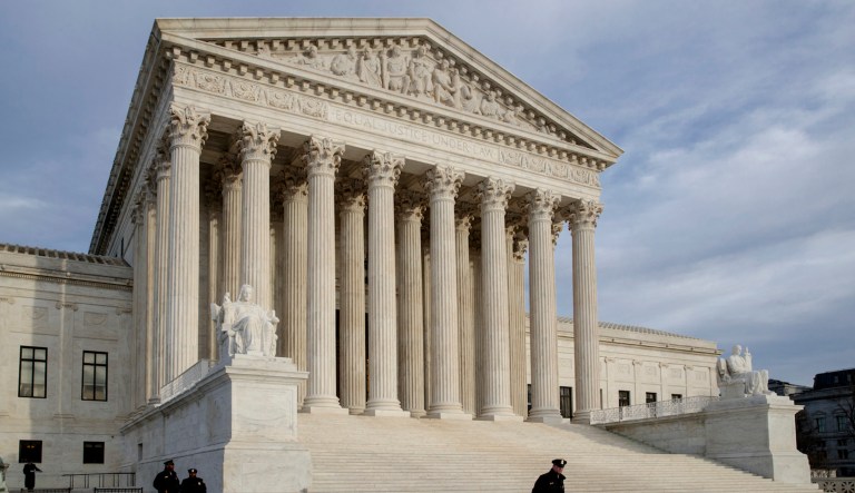 The closely watched employment case involves whether workers can be required as a condition of employment to waive their rights to engage in class-action lawsuits in favor of arbitration. (AP Photo/J. Scott Applewhite)