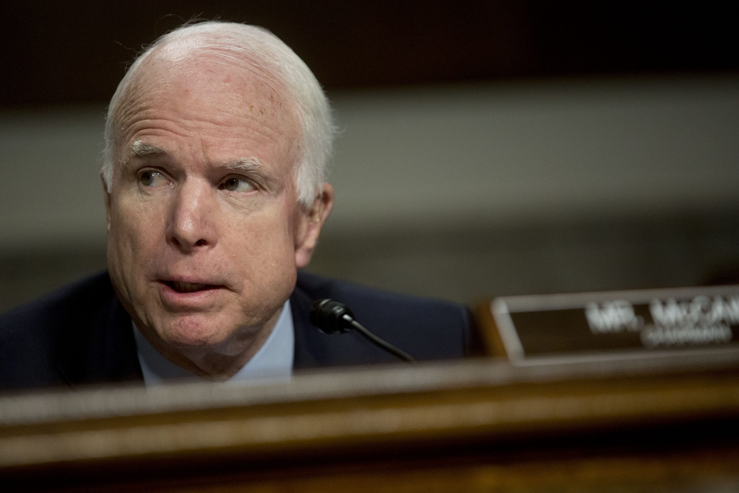 John McCain rebukes Trump for congratulating Putin on election win