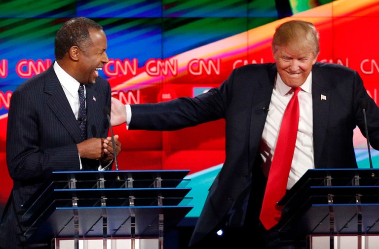 Both articles, whose similarities were first reported by the Daily Caller, were published in separate U.S. territories and focus on economic issues and patriotism in these areas. (AP Photo/John Locher, File)