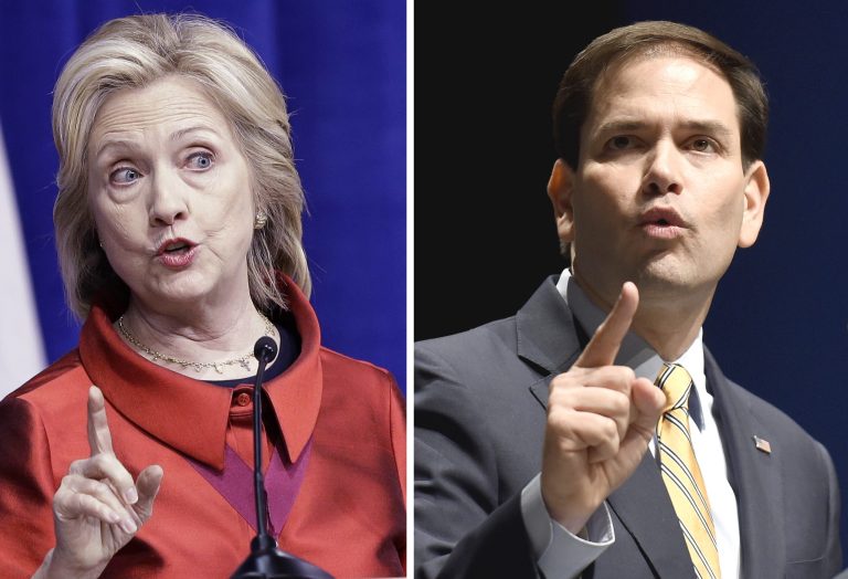 Media treated the Clinton report as a quirky slice of the election season. The Rubio report, however, was met with eye-rolling and head-scratching. (AP Photos)
