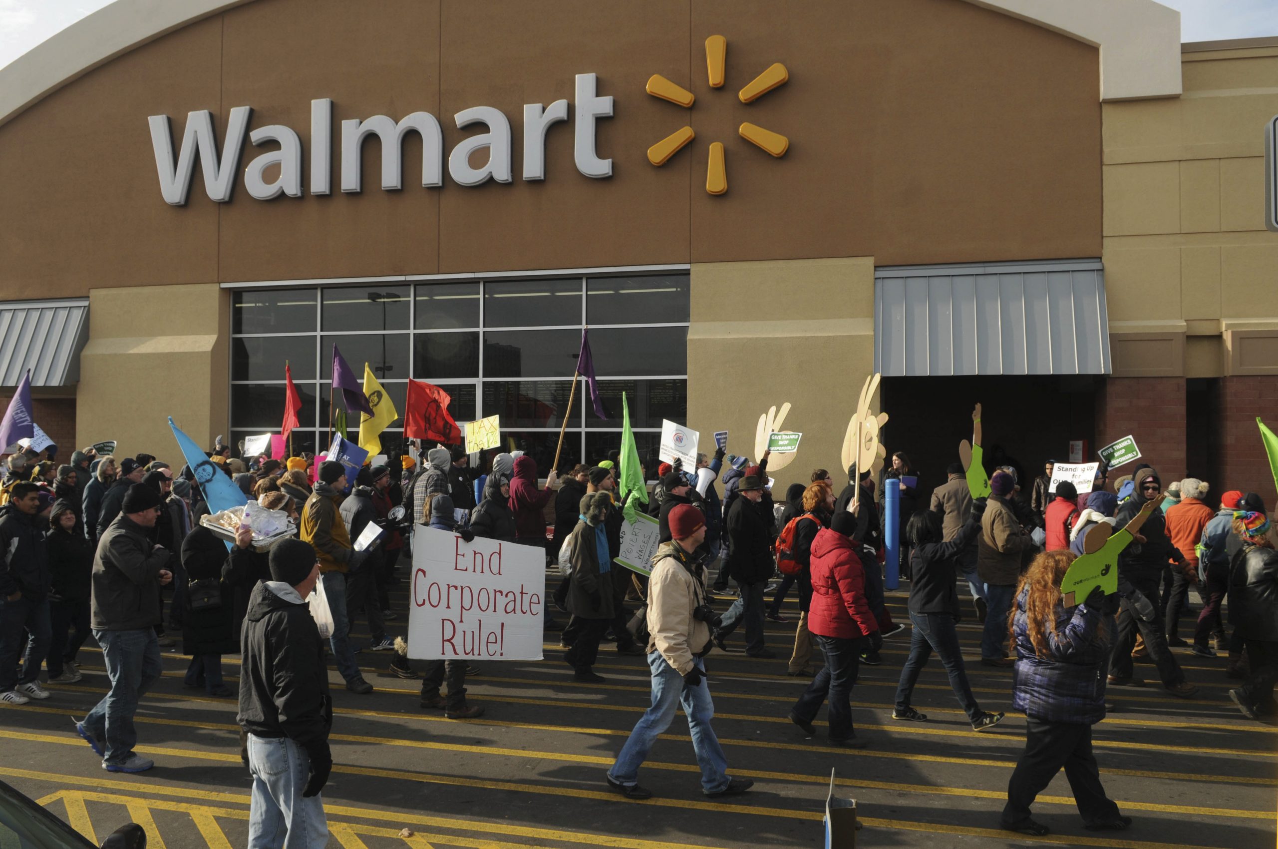 Records find few Walmart employees arrested at protest