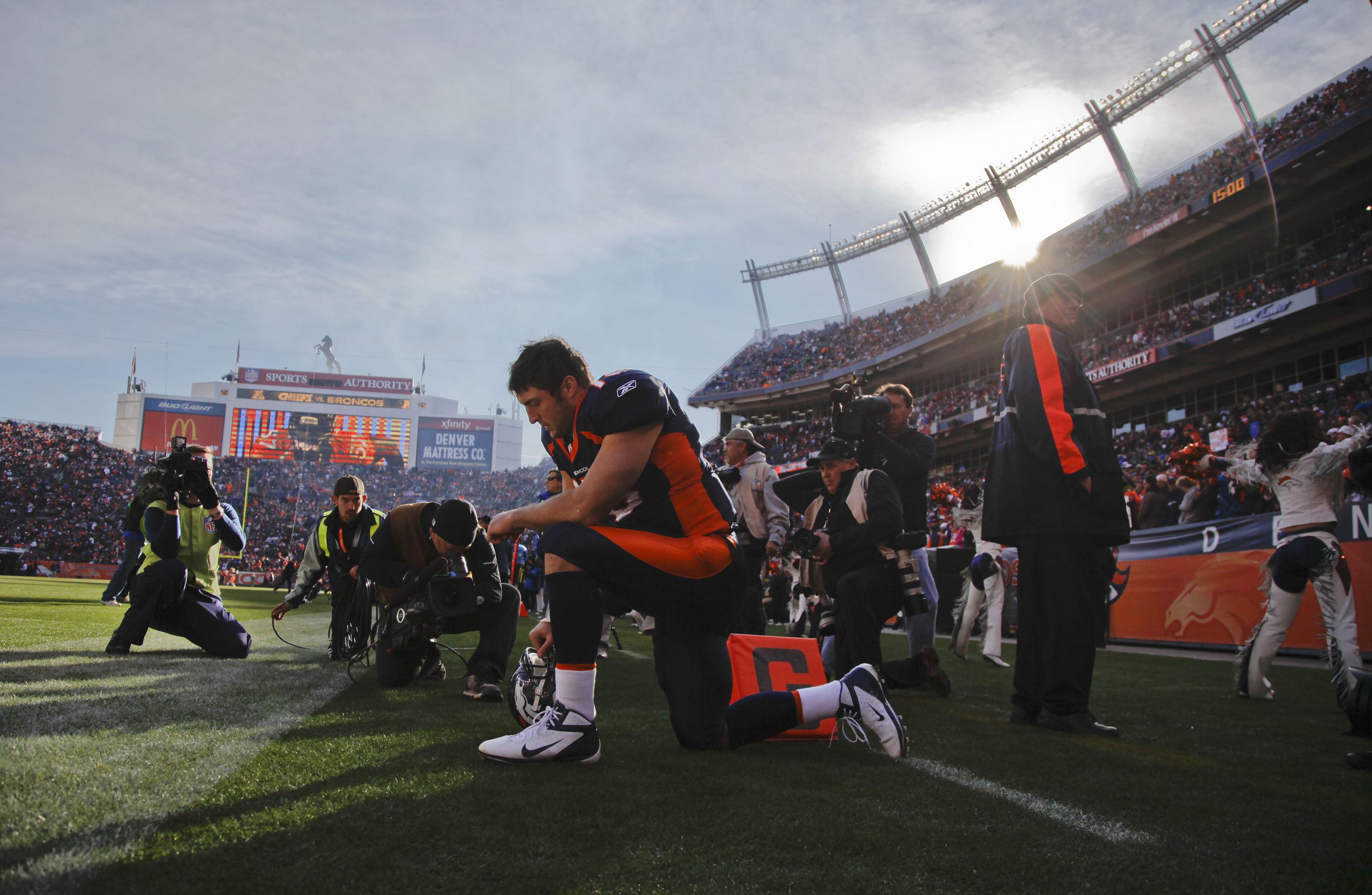 When football officials cracked down on Tebow’s displays of faith