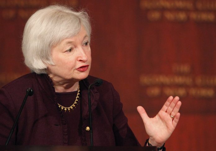 Janet Yellen, who took her current office in 2010, is known as one of the top "doves" on monetary policy, preferring low interest rates. (AP Photo/Mark Lennihan)