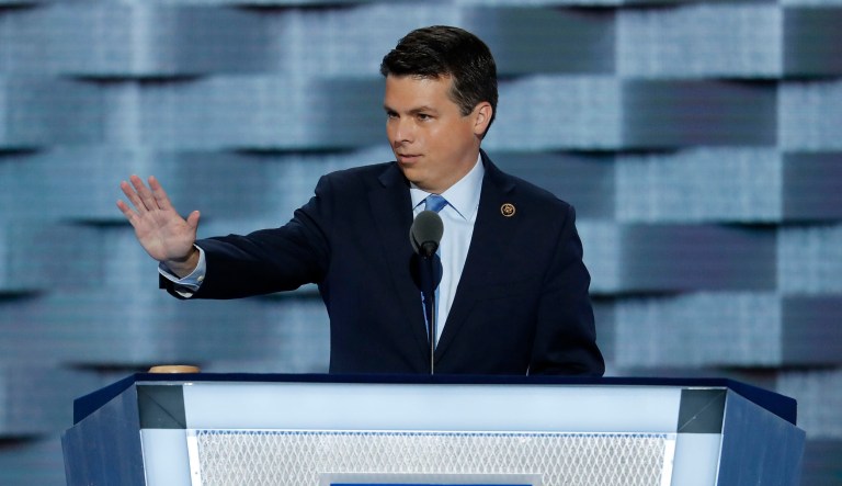 Rep. Brendan Boyle, D-Pa., introduced legislation on Thursday to eliminate the debt ceiling entirely, an idea President Trump has said he could discuss. (AP Photo/J. Scott Applewhite)