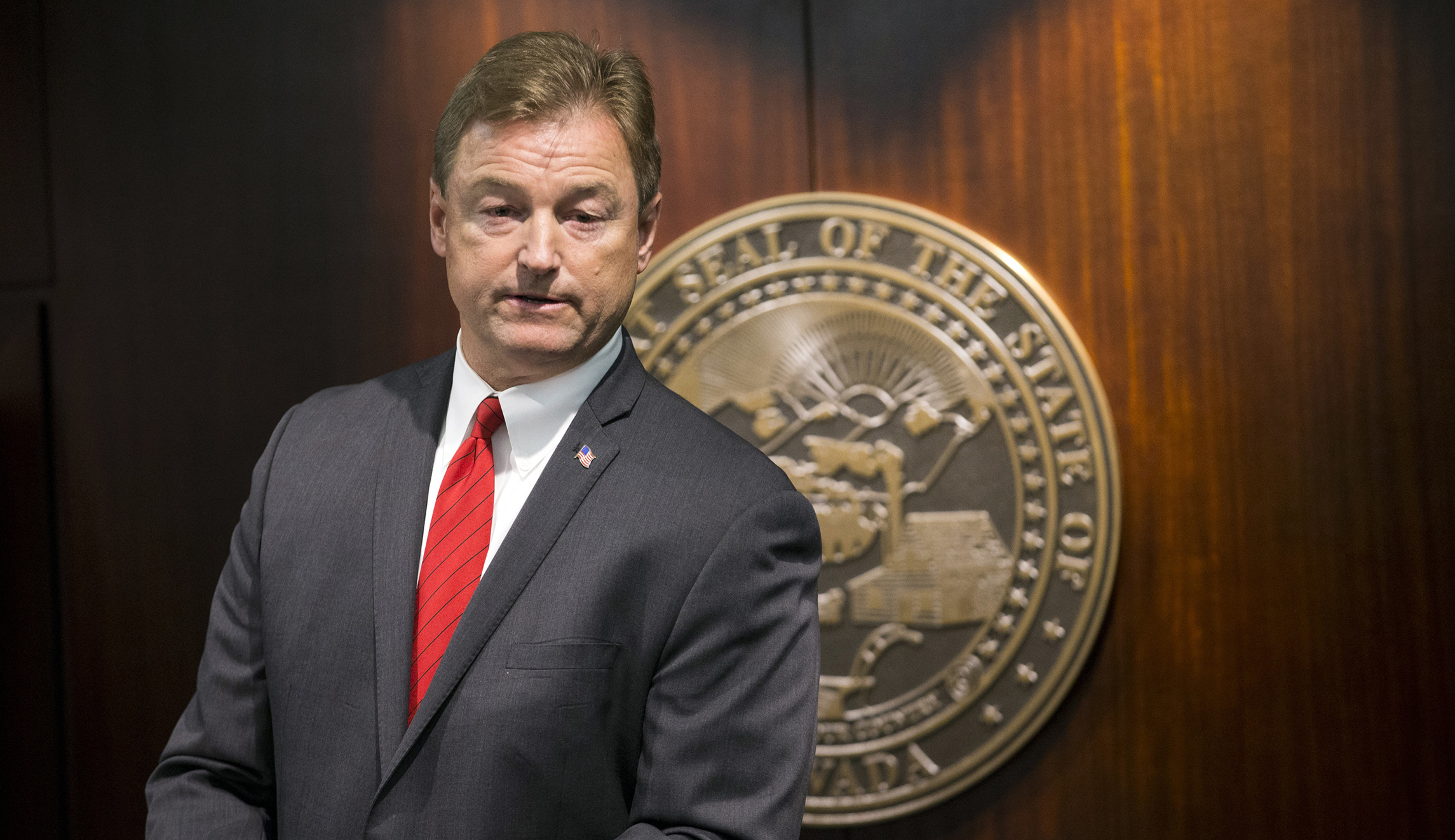 Trump group’s attack on Dean Heller on healthcare bill could backfire