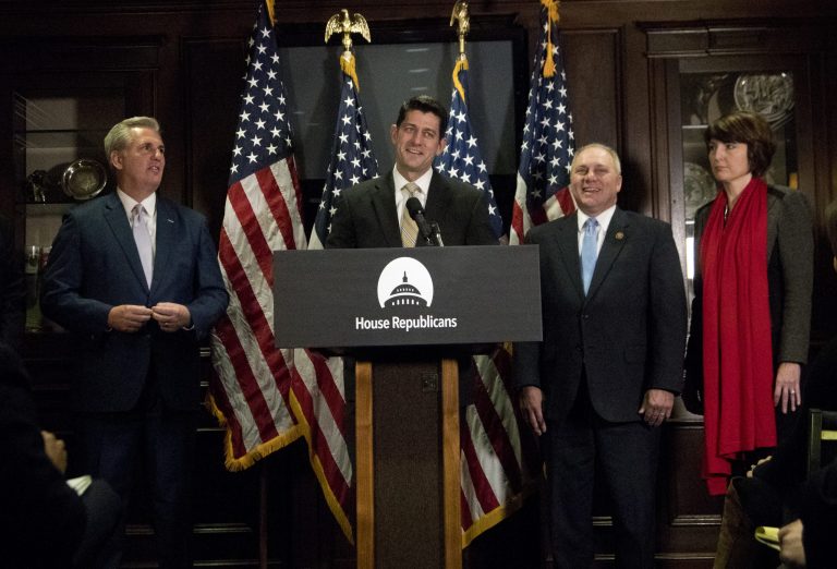 House Republicans have come up with a plan for corporate tax reform that might solve three pressing problems at once. (AP Photo/Manuel Balce Ceneta)
