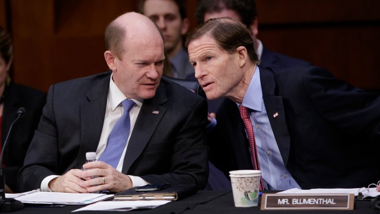 Sen. Richard Blumenthal, D-Conn., said that the Trump administration is set on destabilizing the marketplaces to create leverage to pass the American Health Care Act. And Sen. Chris Murphy, D-Conn., said that the 
