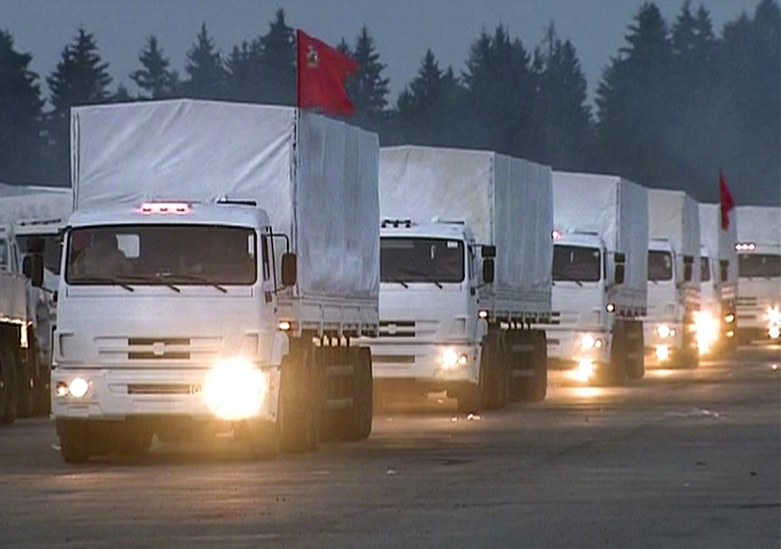 Ukraine: Russian aid can enter with Red Cross