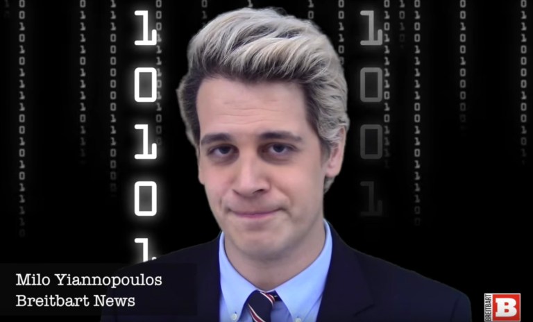 A report this week that Breitbart News editor Milo Yiannopoulos, who is known best for his often inflammatory remarks on modern culture and his opposition to the so-called 