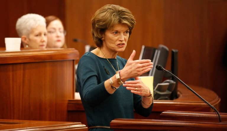Sen. Lisa Murkowski, R-Alaska, said she would 