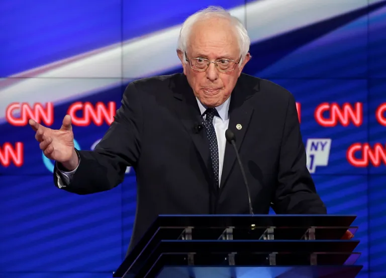 Democratic presidential candidate Sen. Bernie Sanders, I-Vt., is calling for a nationwide ban on fracking. (AP Photo/Seth Wenig)