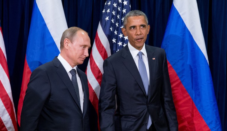 Even after the U.S. intelligence community concluded Russia hacked Democrats during the presidential campaign, President Obama says he did not underestimate Russian President Vladimir Putin. (AP Photo/Andrew Harnik)