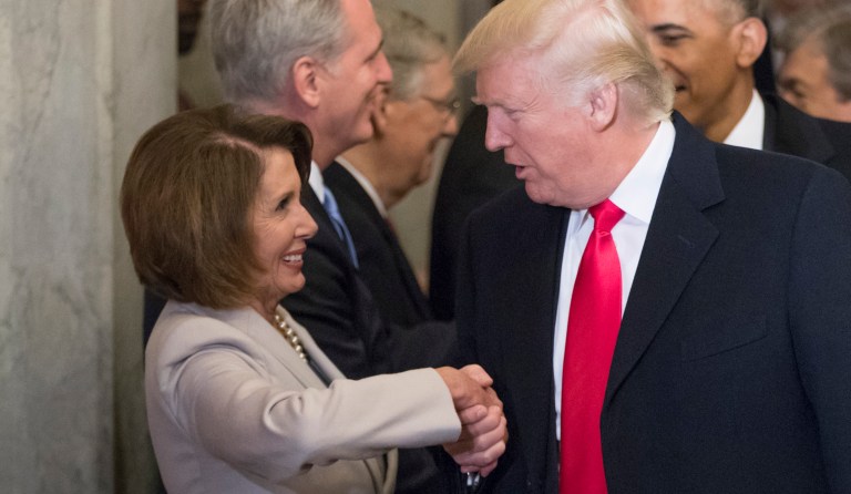 Trump reminded Pelosi he was a 