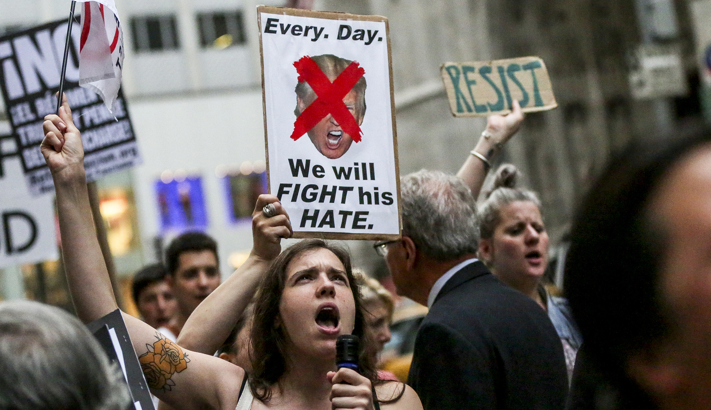 Thousands to ‘scream helplessly at the sky’ to mark anniversary of Trump presidency
