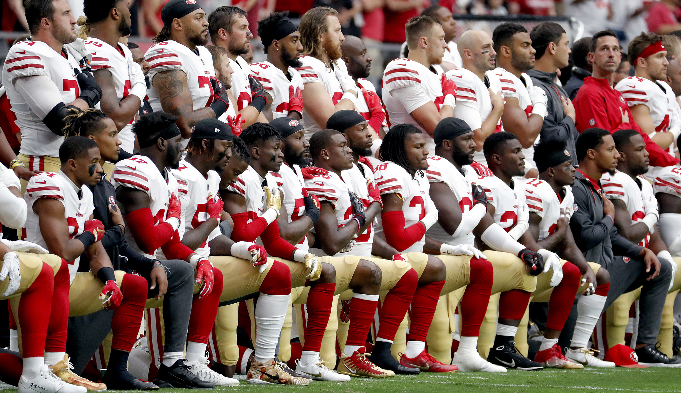 Finally: A poll that finds Americans back the NFL protests