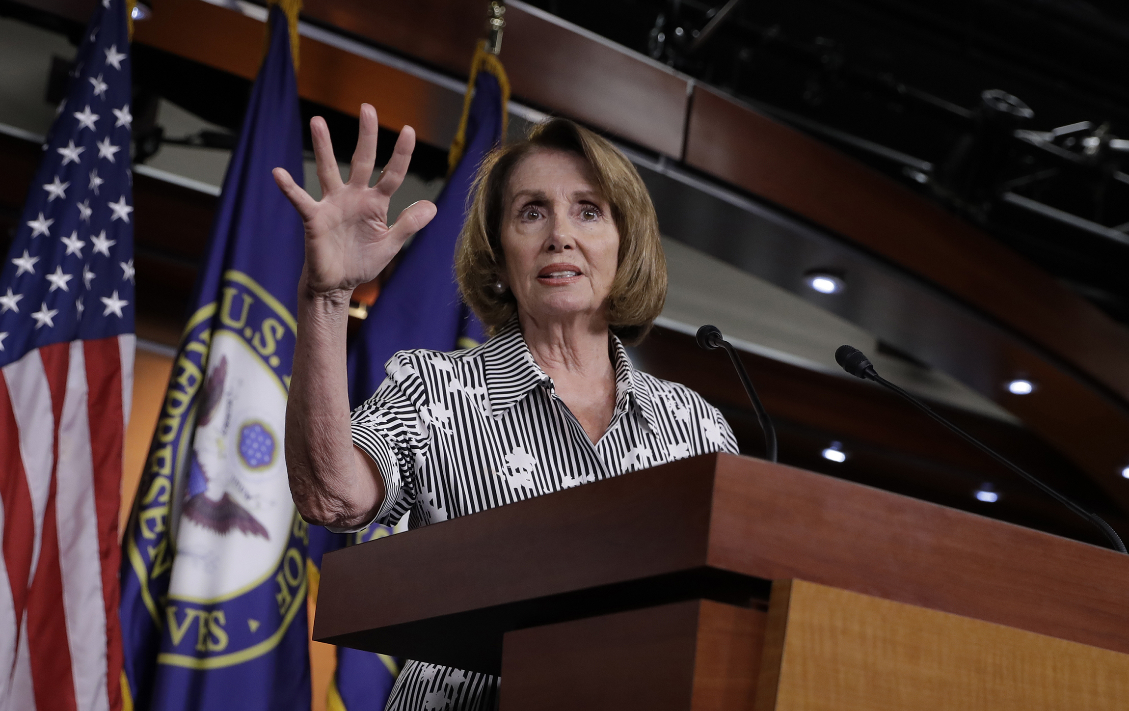 Nancy Pelosi says Democrats will support parts of Senate Republicans’ failed healthcare plan