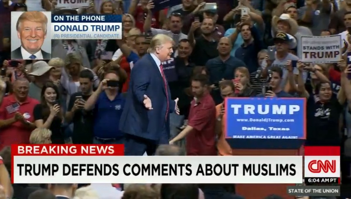 Trump on Muslims: It wasn't Swedes 'who blew up the World Trade Center'