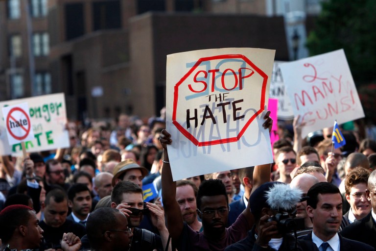 According to a new FBI report, hate crimes against Muslims in America grew by 67 percent in 2015 over the previous year. (AP Photo/Jason DeCrow)