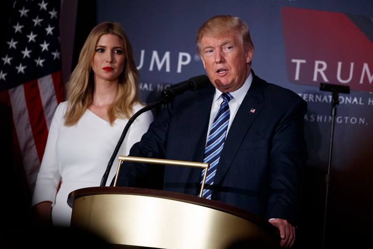 President Trump could undermine his ability to put policies into effect if material self interest takes precedent. (AP Photo/ Evan Vucci)