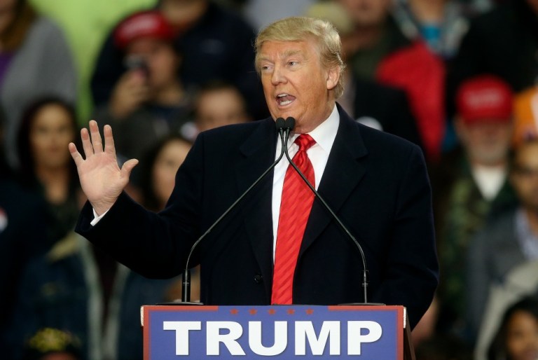 The GOP lawmakers said Donald Trump is resonating with voters in part by bashing Congress over the ever-increasing size of the federal budget. (AP Photo)