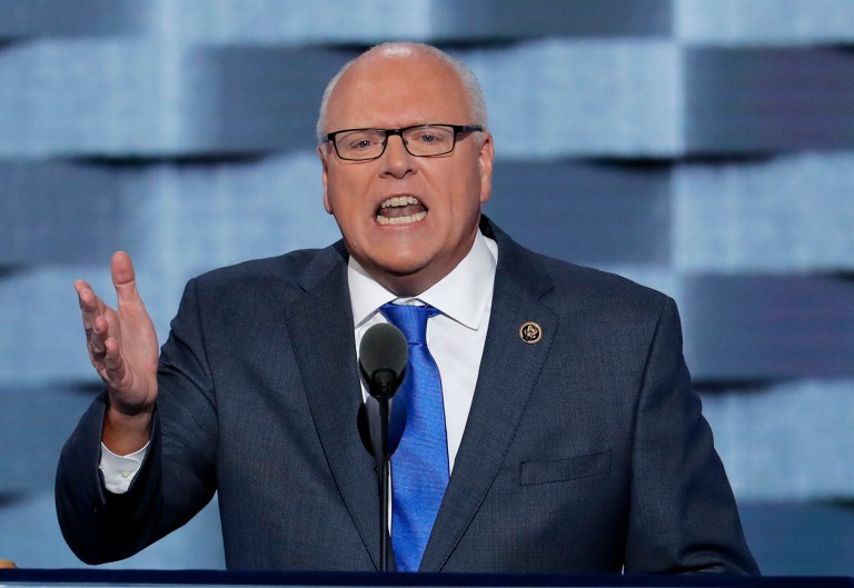 Rep. Joseph Crowley, D-N.Y., only touched briefly on Trump's tax return, which many said did not live up to the hype after MSNBC host Rachel Maddow released just two pages. 