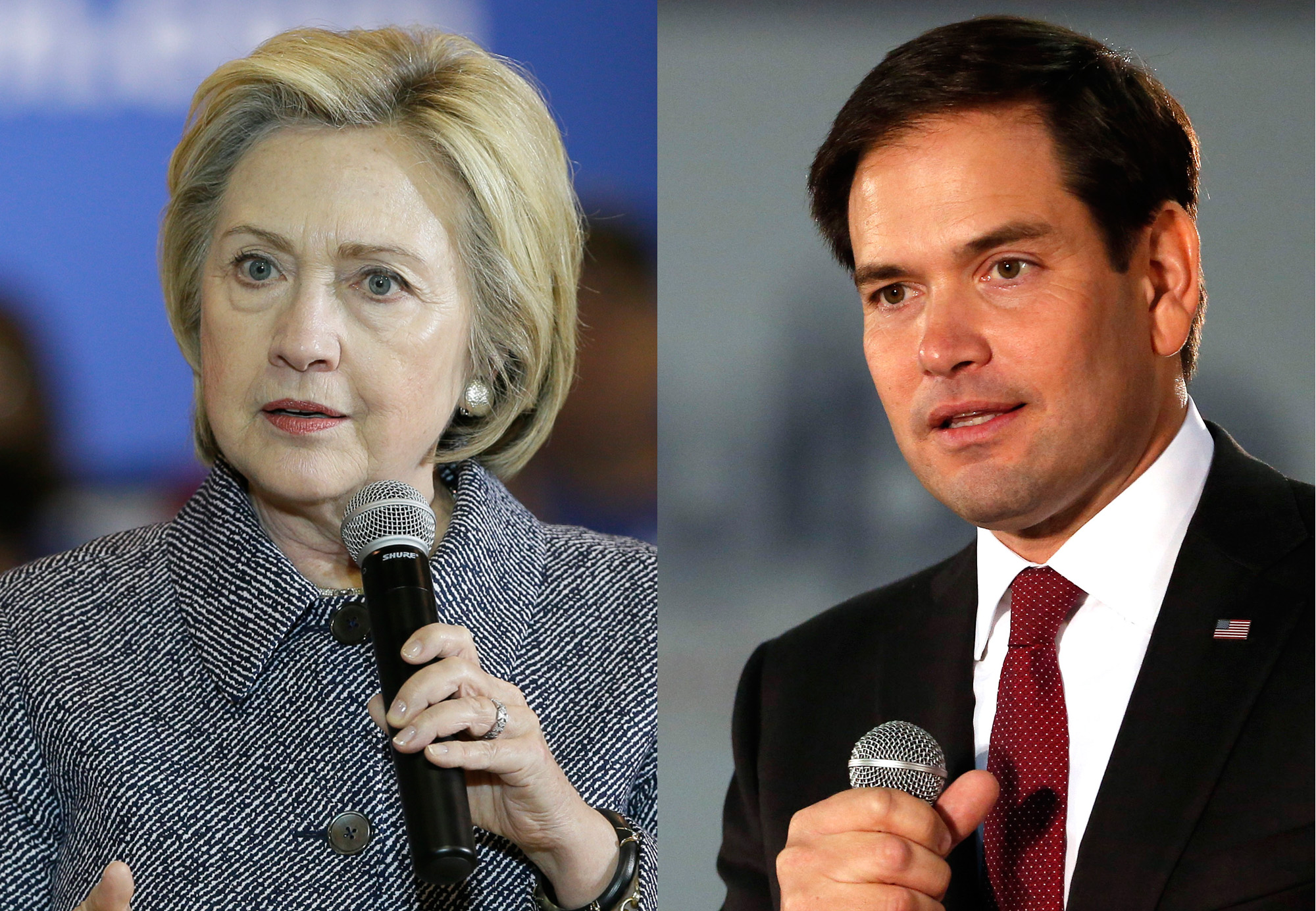 Clinton mocks Rubio over Twitter: ‘Let’s dispel with this fiction …’