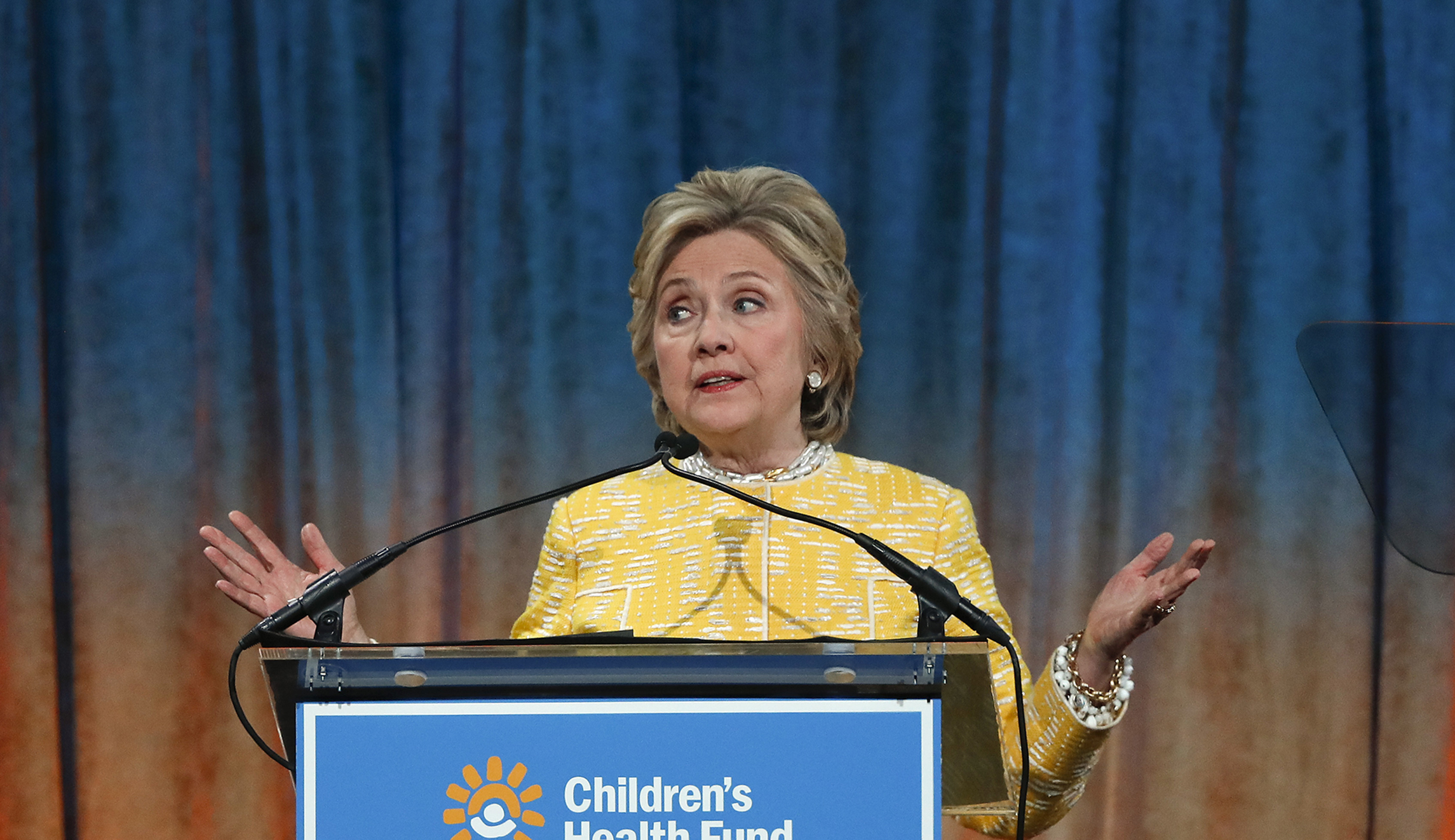 Hillary Clinton fires back at Trump: ‘People in covfefe houses shouldn’t throw covfefe’