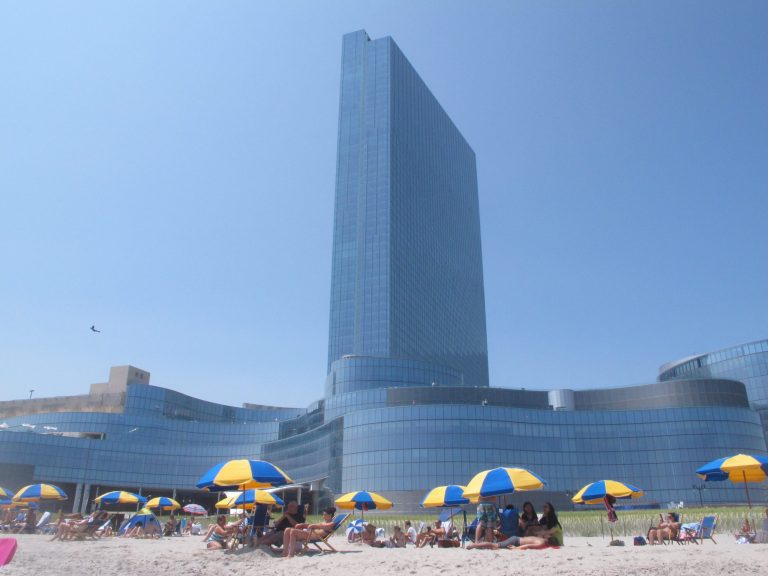 This July 23, 2014 photo shows Revel Casino Hotel in Atlantic City, N.J. On Oct. 7, 2014, the now-closed property was sold out of bankruptcy court to Toronto firm Brookfield Asset Management for $110 million. (AP Photo/Wayne Parry)