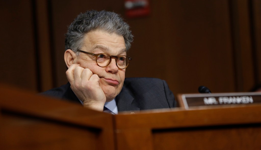 Al Franken wants back into the Senate, and maybe he’s not just groping at straws