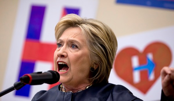 Clinton: Trump’s rhetoric akin to ‘political arson’