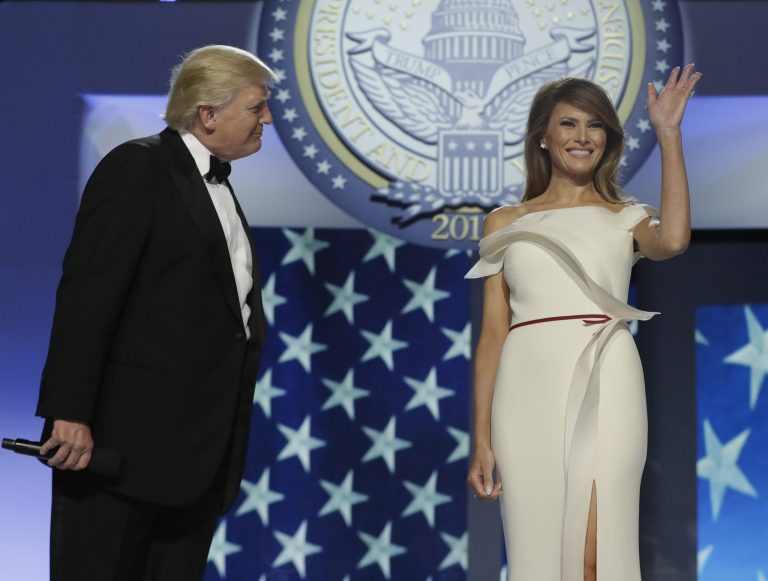 First lady Melania Trump announced her chief of staff pick Wednesday. (AP Photo/Evan Vucci)