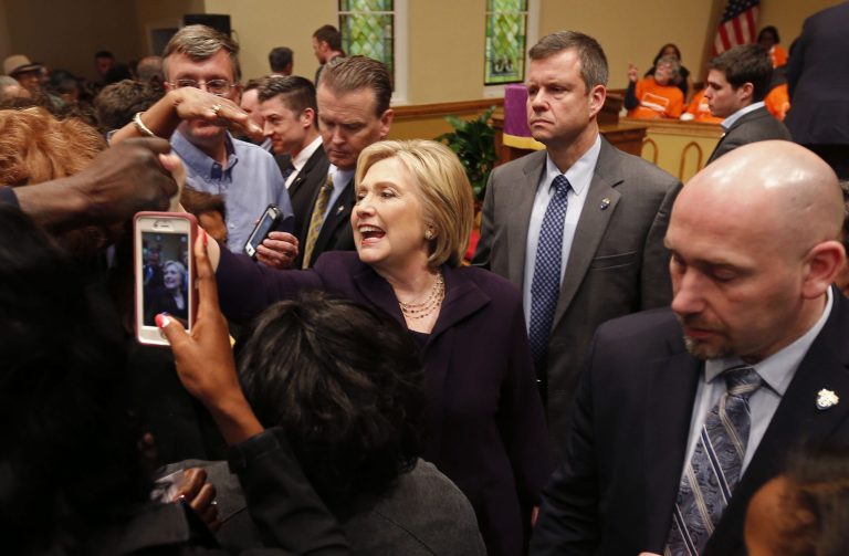 In its editorial, the Times said that Clinton's double-standard defense is illegitimate. (AP Photo/Gerald Herbert)