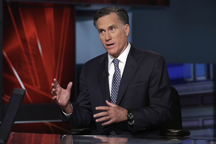 Romney: Trump a hypocrite to abandon self-funding