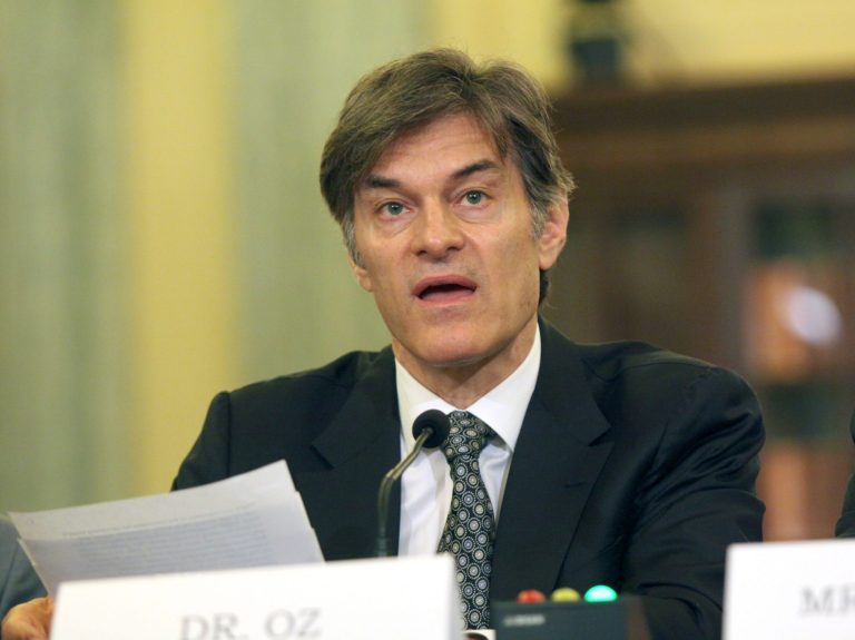 Dr. Mehmet C. Oz, chairman and Professor of Surgery, Columbia University College of Physicians and Surgeons, testifies on Capitol Hill in Washington, Tuesday, June 17, 2014 , before the Senate subcommittee on Consumer Protection, Product Safety, and Insurance hearing to examine protecting consumers from false and deceptive advertising of weight-loss products.  (AP Photo/Lauren Victoria Burke)